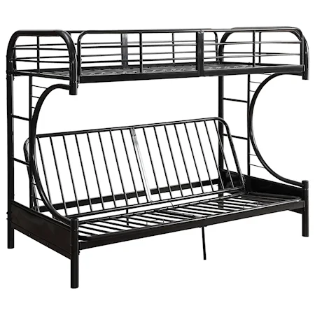 Kid's Twin over Full Bunk Bed with Futon Option